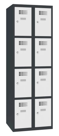 Šatníková skriňa delená Sus 324 W šírka 600 mm - 1