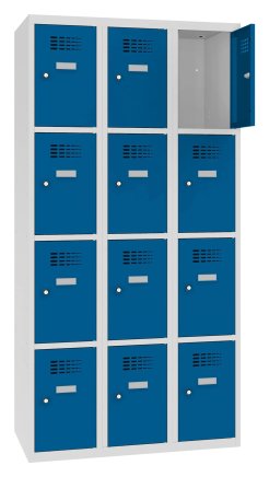 Šatníková skriňa delená Sus 334 W šírka 900 mm - 2