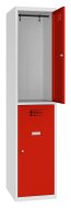 Šatňová skriňa kovová Sus 412 W šírka 400 mm - 4