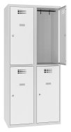 Šatňová skriňa kovová Sus 422 W šírka 800 mm - 2