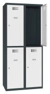 Šatňová skriňa kovová Sus 422 W šírka 800 mm - 6