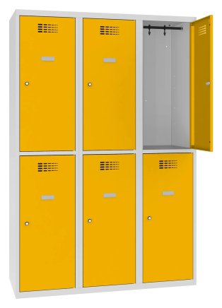 Šatňová skriňa kovová Sus 432 W šírka 1200 mm - 1