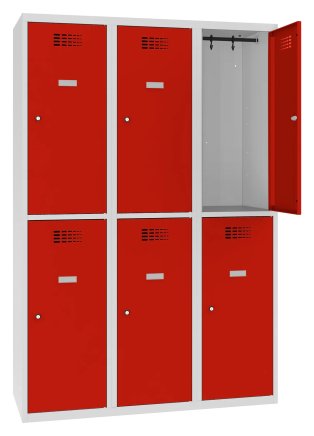 Šatňová skriňa kovová Sus 432 W šírka 1200 mm - 3