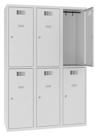 Šatňová skriňa kovová Sus 432 W šírka 1200 mm - 2
