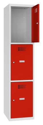 Šatňová skriňa kovová Sus 413 W šírka 400 mm - 5