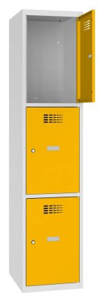 Šatňová skriňa kovová Sus 413 W šírka 400 mm - 6