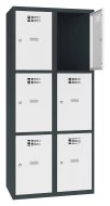 Šatňová skriňa kovová Sus 423 W šírka 800 mm - 2