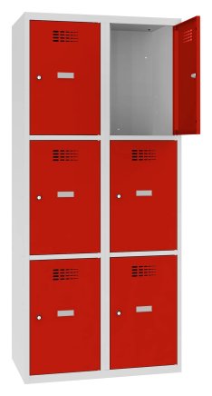 Šatňová skriňa kovová Sus 423 W šírka 800 mm - 5