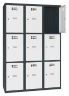 Šatňová skriňa kovová Sus 433 W šírka 1200 mm - 2
