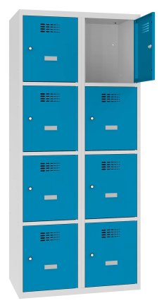 Šatňová skriňa kovová Sus 424 W šírka 800 mm - 4