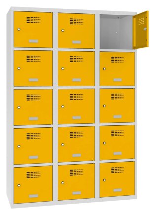 Šatňová skriňa kovová Sus 435 W šírka 1200 mm - 6