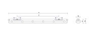 LED svetlo pre pracovné stoly 1500 a 1800 mm - 5