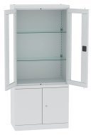 Skriňa so sklenenými a plnými dverami Malow NSML 114 - 2