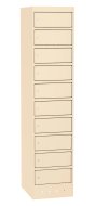 Skrinka na notebooky SZNL 4110 - 10 oddelení s elektroinštaláciou - 5