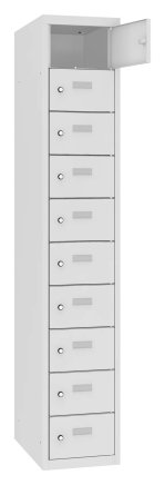 Osobné skrinky s 10 oddielmi MSus 3110 hl. 500 mm - 2