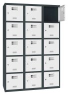 Šatňová skriňa kovová Sus 435 W šírka 1200 mm - 2