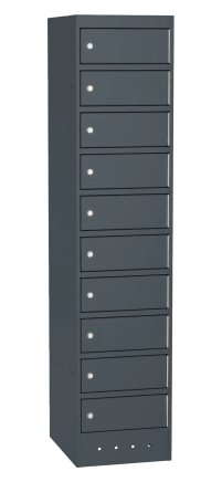 Skrinka na notebooky SZNL 4110 - 10 oddelení s elektroinštaláciou - 3