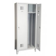 Šatňová skriňa kovová na nohách Sum 421 W šírka 800 mm - 2