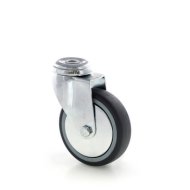 Otočné prístrojové koleso priemer 100 mm, otočné s krytom, 344a39E100rZLC