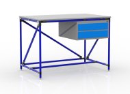 Dielenský stôl s kontajnerom s dvoma zásuvkami 24040531 (3 modely) - 3
