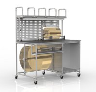 Univerzálny baliaci stôl 23020154, 2x rezačka