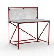 Dielenský stôl z rúrkového systému s perfopanelom 240408312 (3 modely) - 2