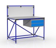 Dielenský stôl z rúrkového systému s perfopanelom 240408314 (3 modely) - 3