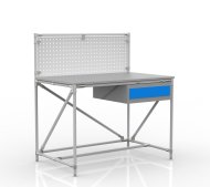 Dielenský stôl z rúrkového systému s perfopanelom 240408313 (3 modely) - 1