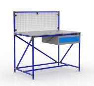 Dielenský stôl z rúrkového systému s perfopanelom 240408313 (3 modely) - 3