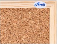 Korková nástenka AVELI BASIC s dreveným rámom 1200x900 mm - 1