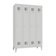 Šatňová skriňa kovová na nohách Sum 341 W šírka 1200 mm