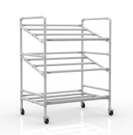 Regálový vozík na prepravky šírka 972 mm, 24040230 - 1