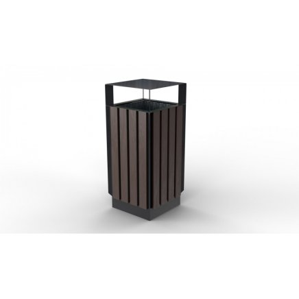 Vonkajší odpadkový kôš Recyklát II. bezúdržbový - 1