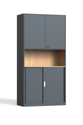 Skriňa s krídlovými a posuvnými dverami HDW-C-K04 - 1