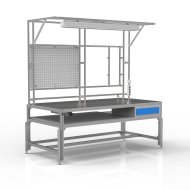 Mechanicky výškovo nastaviteľný zvárací stôl - 1