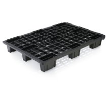 Plastová paleta ľahká stohovateľná v. 130 x š. 800 x h. 1200 mm