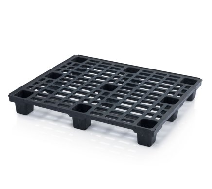 Plastová paleta ESD stohovateľná v. 150 x š. 1000 x h. 1200 mm - 1