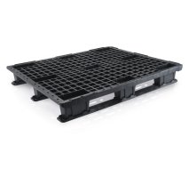 Plastová paleta ľahká s ližinami v. 145 x š. 1000 x h. 1200 mm