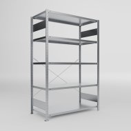 Základný regál 438376 Clip S3 pozink, hĺbka 600 mm