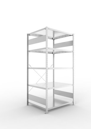 Základný regál Clip S3 pozink, hĺbka 800 mm (2 modely) - 1
