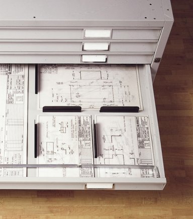 Vnútorné delenie zásuviek BISLEY A0 a A1 PFD - 1