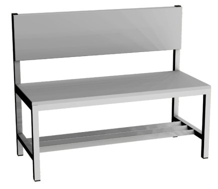 Šatňová lavica LAV 10O - šírka 1000 mm - 1