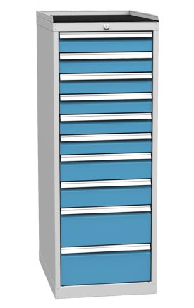 Zásuvková dielenská skriňa DPO 04C - 1