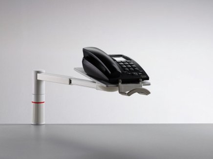 Otočný držiak telefonu alebo faxu ScopeMaster - světle šedá - 1