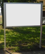 Jednokrídlová vitrína obojstranná DL120, hĺbka 120 mm (7 modelov)