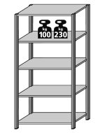 Základný regál FIX pozinok typ 2188