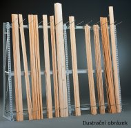 Regál na zvislé skladovanie MINI-RACK základný typ 76686
