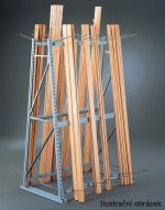 Regál na zvislé skladovanie MINI-RACK prístavný typ 76689 - 1