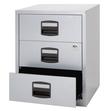Kartotéka kovová Bisley PFAM3S - mobilná - 1