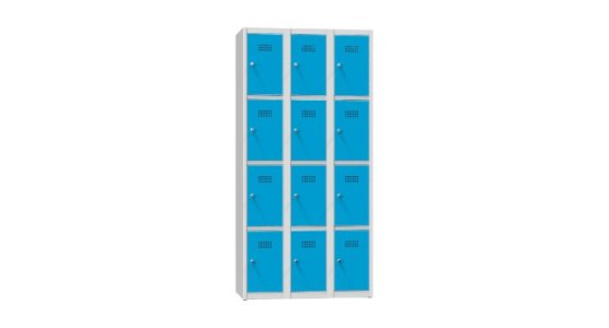 12x uzamykateľný box